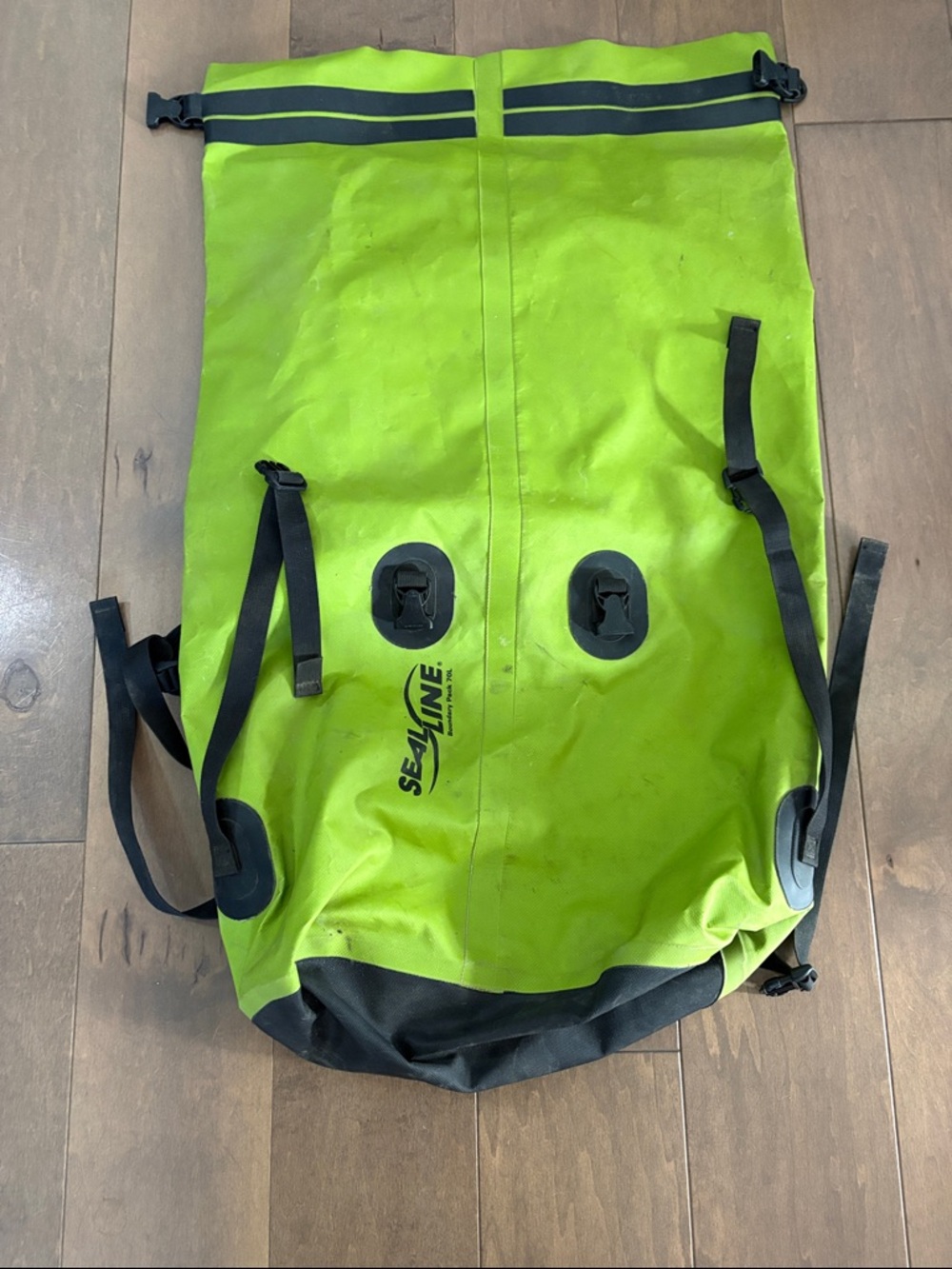 SealLine boundary pack 70L Dry Bag Pack - Neon Green